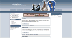 Desktop Screenshot of onlinezona.cz