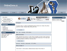 Tablet Screenshot of onlinezona.cz
